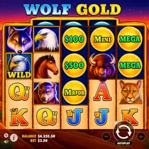 BetSixty - Wolf Gold Slot Game - Pragmatic Play